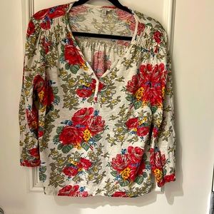 Ladies Floral Blouse by Lucky Brand
